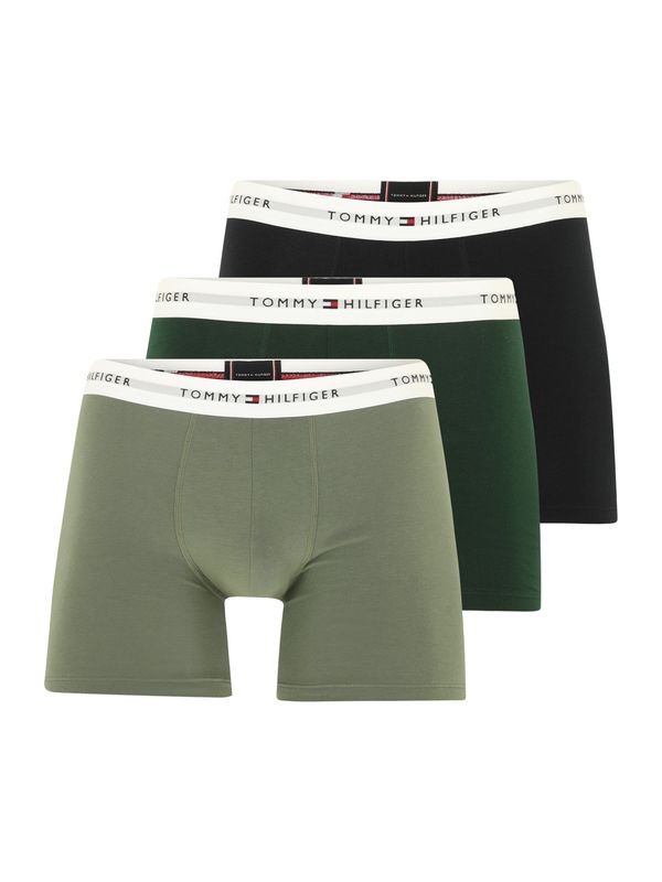 Tommy Hilfiger Underwear Tommy Hilfiger Underwear Boksarice  svetlo zelena / temno zelena / črna / bela