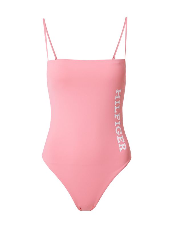 Tommy Hilfiger Underwear Tommy Hilfiger Underwear Enodelne kopalke  svetlo roza / bela