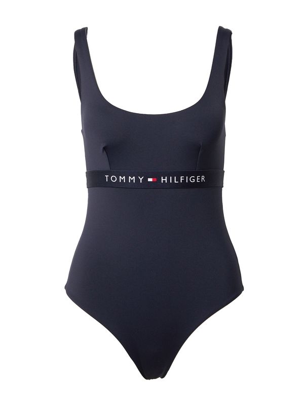 Tommy Hilfiger Underwear Tommy Hilfiger Underwear Enodelne kopalke  temno modra / ognjeno rdeča / bela