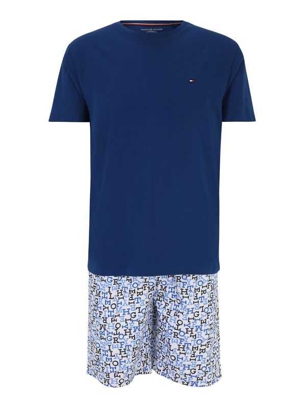 Tommy Hilfiger Underwear Tommy Hilfiger Underwear Kratka pižama  modra / mornarska / svetlo modra / bela