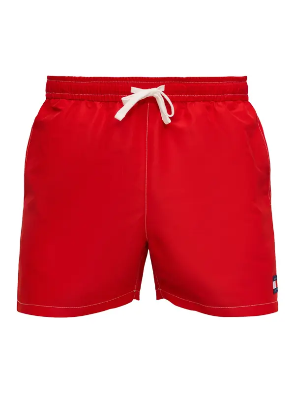 Tommy Hilfiger Underwear Tommy Hilfiger Underwear Kratke kopalne hlače 'Heritage'  rdeča