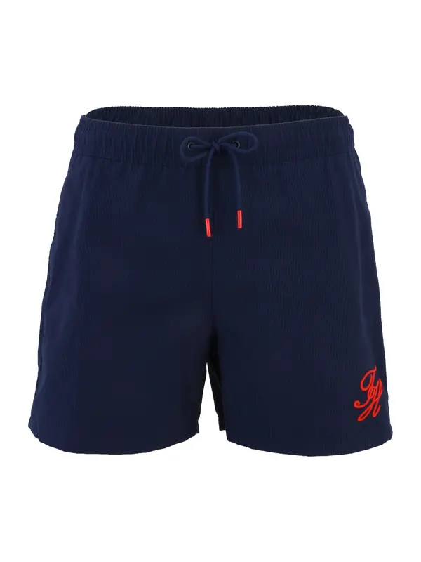 Tommy Hilfiger Underwear Tommy Hilfiger Underwear Kratke kopalne hlače 'ITHACA'  modra / marine / rdeča