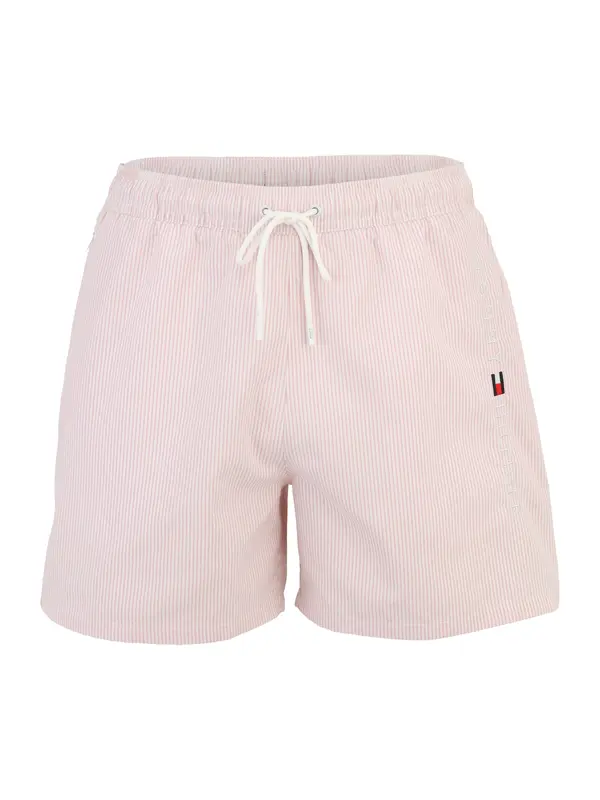Tommy Hilfiger Underwear Tommy Hilfiger Underwear Kratke kopalne hlače 'ITHACA'  mornarska / roza / rdeča / bela
