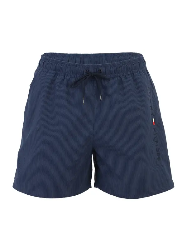 Tommy Hilfiger Underwear Tommy Hilfiger Underwear Kratke kopalne hlače 'Ithaca'  nočno modra / temno modra / črna / bela
