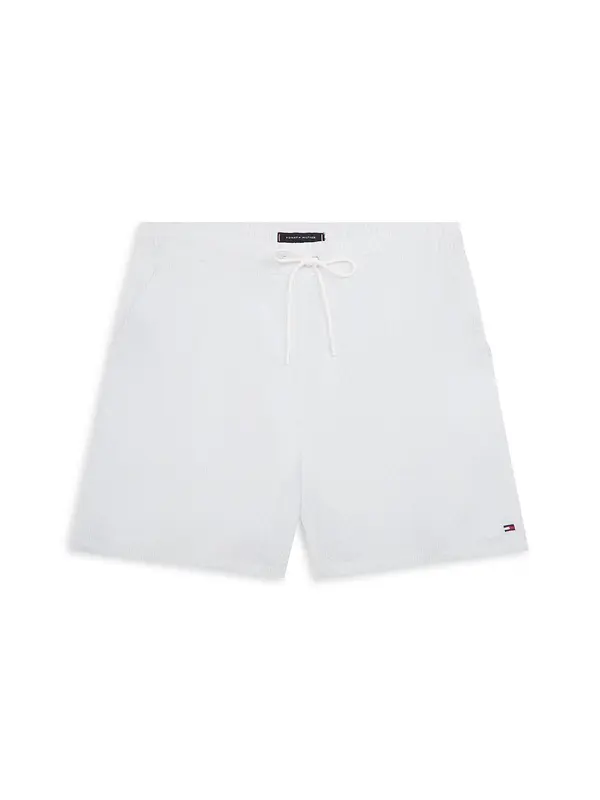 Tommy Hilfiger Underwear Tommy Hilfiger Underwear Kratke kopalne hlače 'ITHACA'  pastelno modra / bela