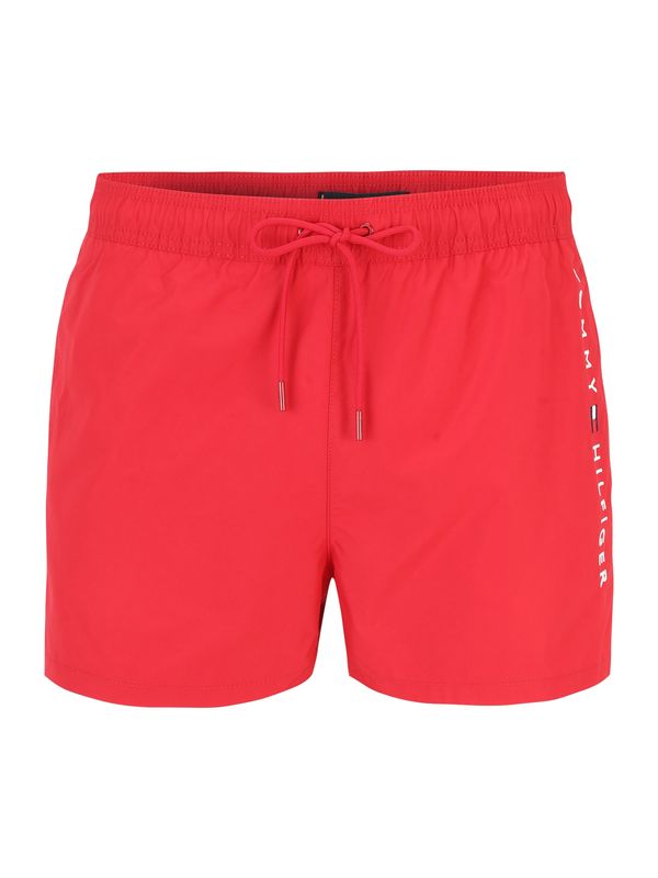 Tommy Hilfiger Underwear Tommy Hilfiger Underwear Kratke kopalne hlače  rdeča / bela