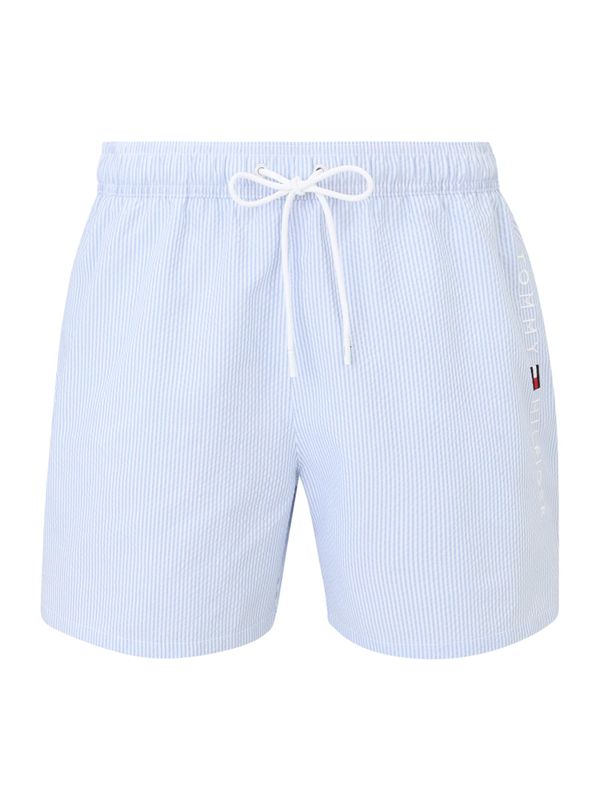 Tommy Hilfiger Underwear Tommy Hilfiger Underwear Kratke kopalne hlače  svetlo modra / off-bela