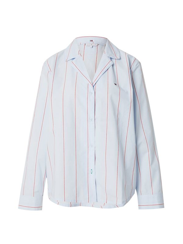 Tommy Hilfiger Underwear Tommy Hilfiger Underwear Majica za spanje  svetlo modra / pastelno rdeča / bela