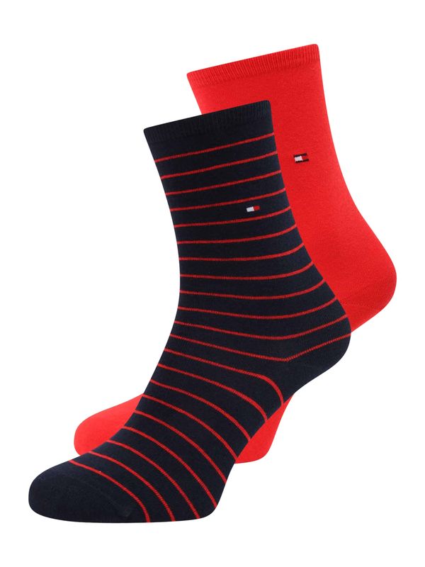 Tommy Hilfiger Underwear Tommy Hilfiger Underwear Nogavice  rdeča / črna