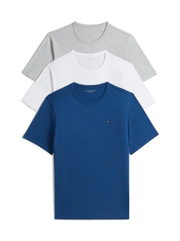 Tommy Hilfiger Underwear Tommy Hilfiger Underwear Spodnja majica  encijan / pegasto siva / bela