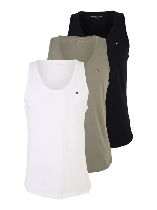 Tommy Hilfiger Underwear Tommy Hilfiger Underwear Spodnja majica  kaki / črna / bela