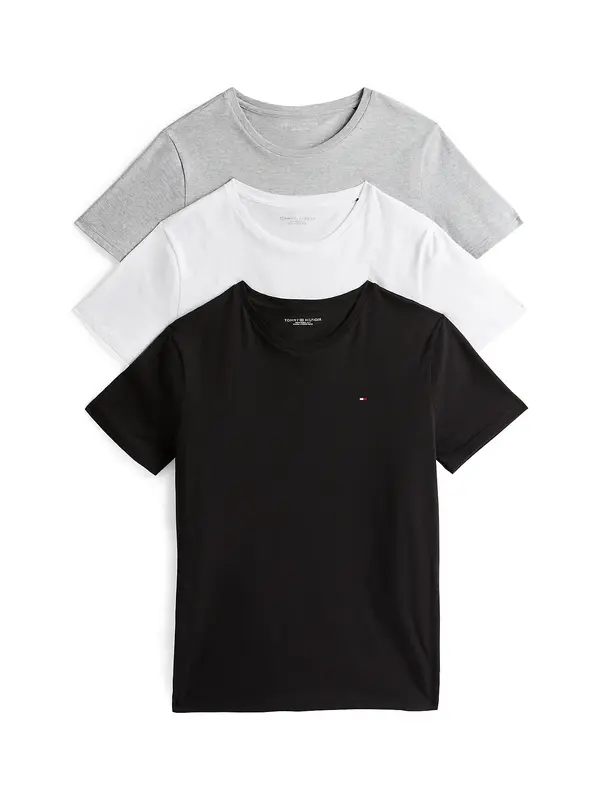 Tommy Hilfiger Underwear Tommy Hilfiger Underwear Spodnja majica  siva / črna / bela