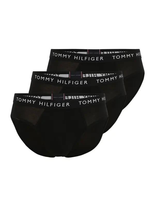 Tommy Hilfiger Underwear Tommy Hilfiger Underwear Spodnje hlačke 'Essential'  črna / bela