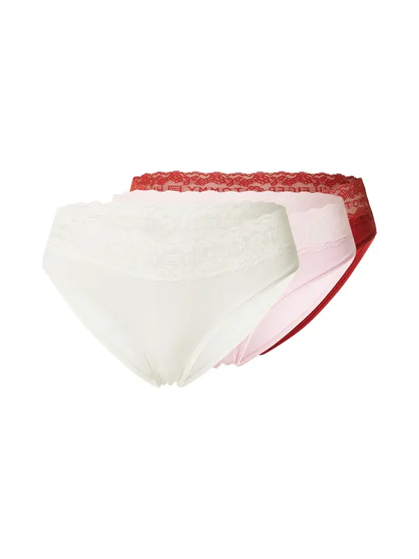 Tommy Hilfiger Underwear Tommy Hilfiger Underwear Spodnje hlačke  pastelno roza / rdeča / bela