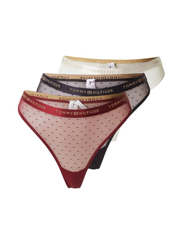 Tommy Hilfiger Underwear Tommy Hilfiger Underwear Tangice  bež / rubin rdeča / črna / bela