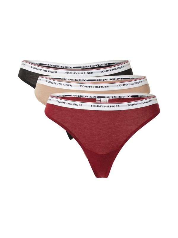 Tommy Hilfiger Underwear Tommy Hilfiger Underwear Tangice  chamois / bordo / črna / bela