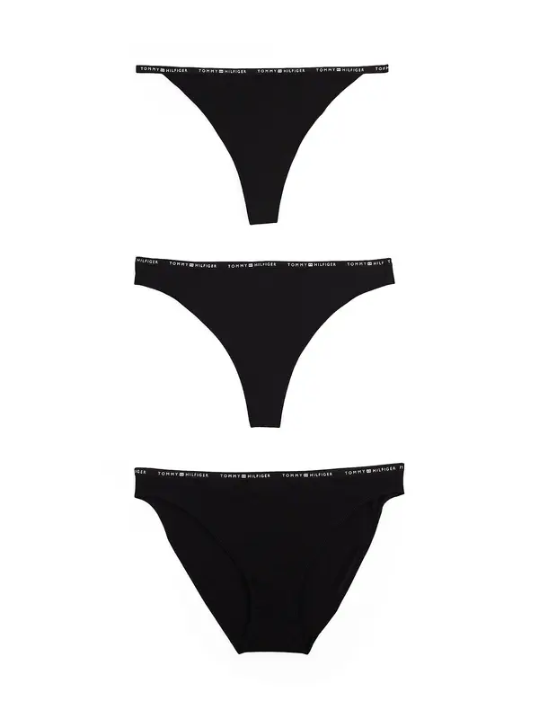 Tommy Hilfiger Underwear Tommy Hilfiger Underwear Tangice  črna / bela