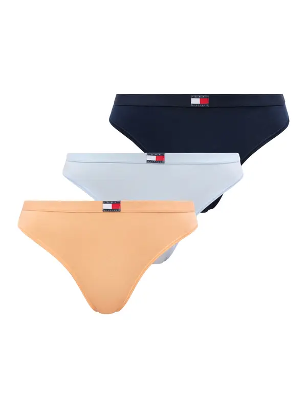 Tommy Hilfiger Underwear Tommy Hilfiger Underwear Tangice 'Heritage'  mornarska / svetlo modra / pastelno oranžna