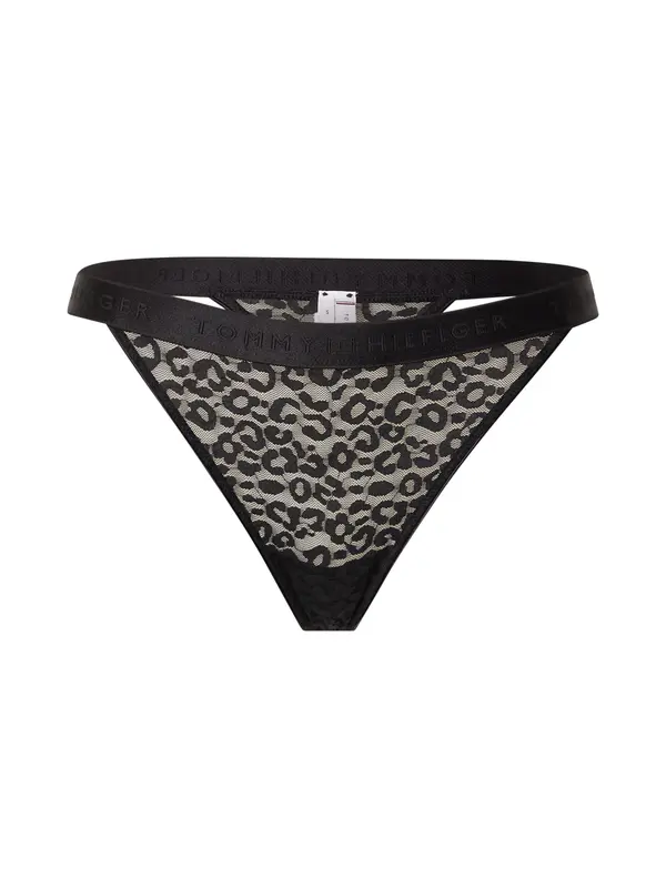 Tommy Hilfiger Underwear Tommy Hilfiger Underwear Tangice 'LEOPARD'  črna