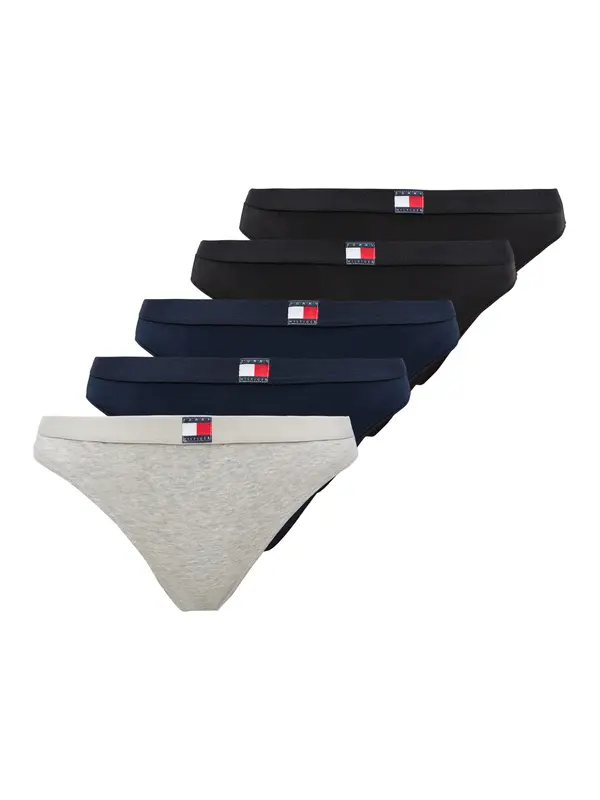 Tommy Hilfiger Underwear Tommy Hilfiger Underwear Tangice  mornarska / pegasto siva / črna