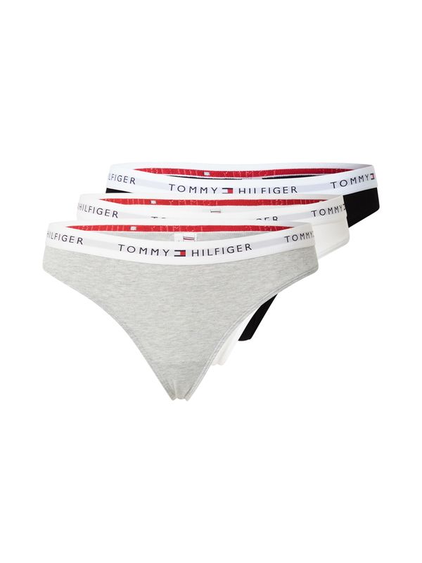 Tommy Hilfiger Underwear Tommy Hilfiger Underwear Tangice  siva / črna / bela