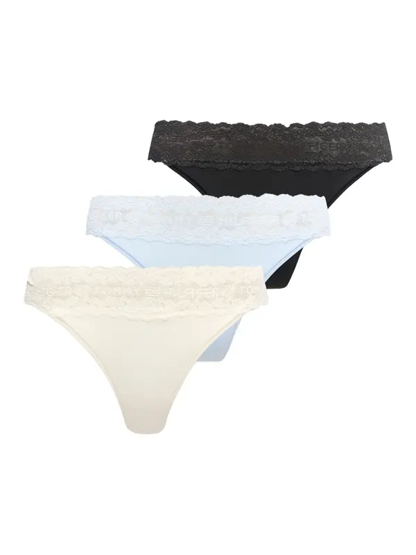 Tommy Hilfiger Underwear Tommy Hilfiger Underwear Tangice  slonovina / nebeško modra / črna