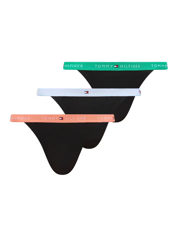Tommy Hilfiger Underwear Tommy Hilfiger Underwear Tangice  svetlo modra / smaragd / breskev / črna