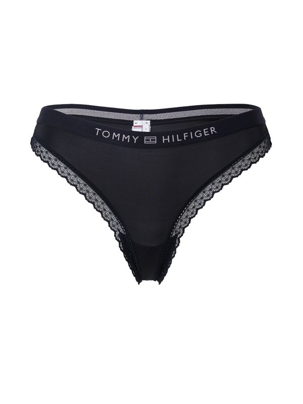 Tommy Hilfiger Underwear Tommy Hilfiger Underwear Tangice  svetlo siva / črna