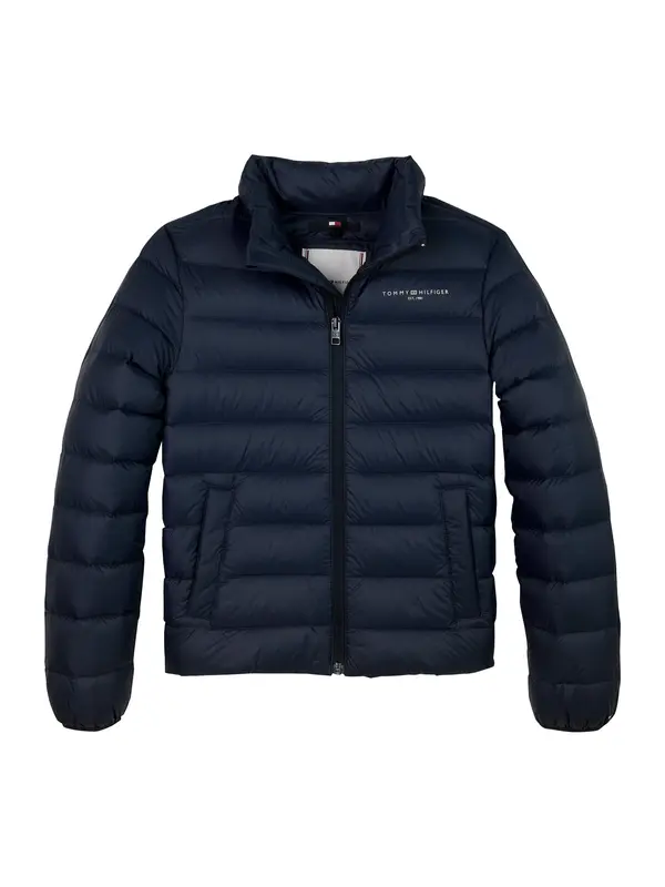 TOMMY HILFIGER TOMMY HILFIGER Zimska jakna 'Essential Lightweight Down'  marine / bela