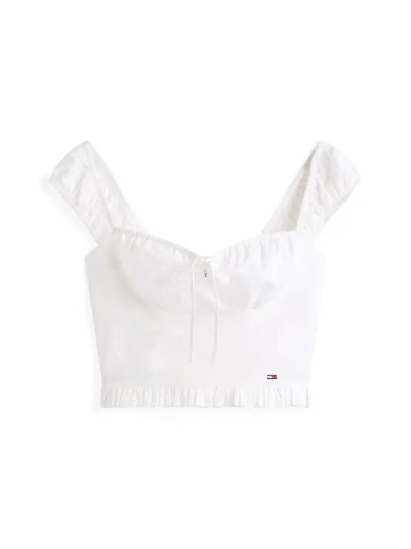 Tommy Jeans Tommy Jeans Bluza  bela
