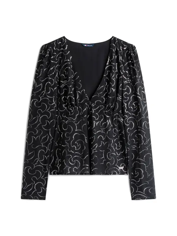 Tommy Jeans Tommy Jeans Bluza  črna / srebrna