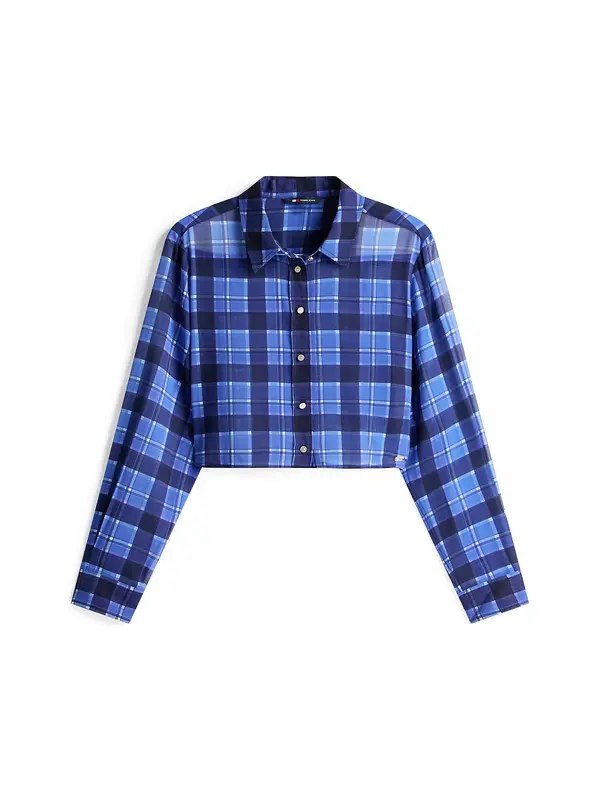 Tommy Jeans Tommy Jeans Bluza  modra / temno modra / bela
