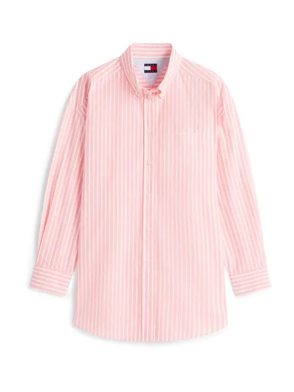 Tommy Jeans Tommy Jeans Bluza  roza / bela