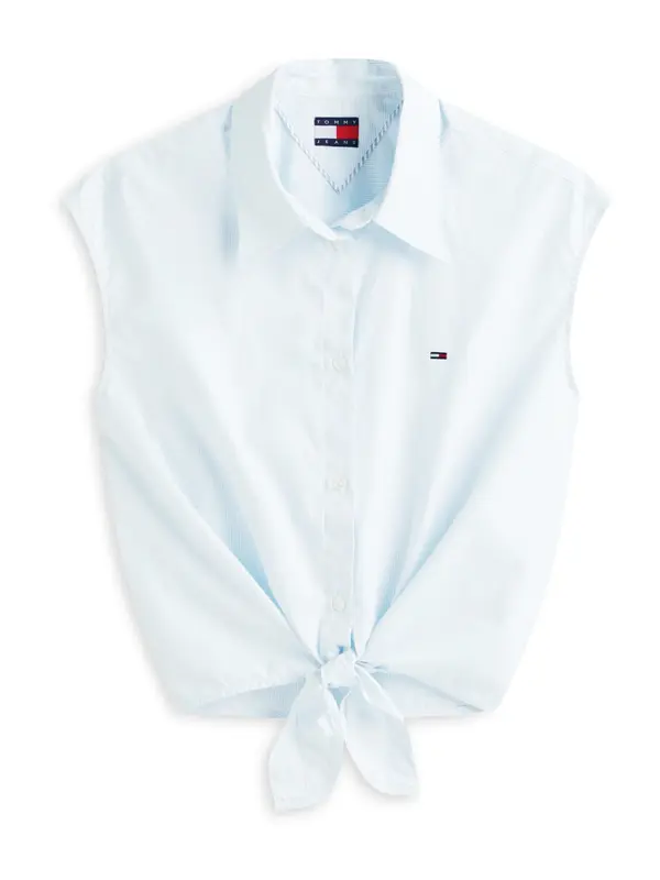 Tommy Jeans Tommy Jeans Bluza  svetlo modra / bela