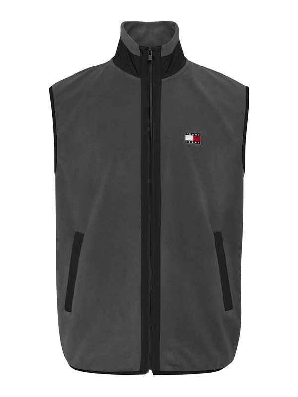 Tommy Jeans Tommy Jeans Brezrokavnik  antracit / črna