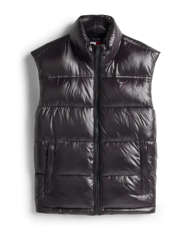 Tommy Jeans Tommy Jeans Brezrokavnik 'ESSENTIAL'  črna