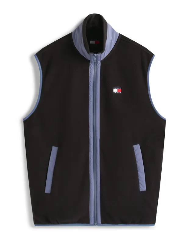 Tommy Jeans Tommy Jeans Brezrokavnik  svetlo modra / črna