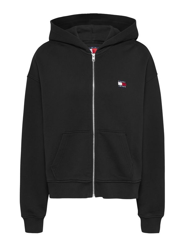 Tommy Jeans Curve Tommy Jeans Curve Jopa na zadrgo  črna