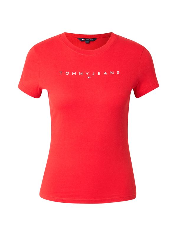 Tommy Jeans Curve Tommy Jeans Curve Majica  mornarska / rdeča / bela