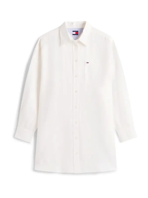 Tommy Jeans Tommy Jeans Dolga srajca  bela