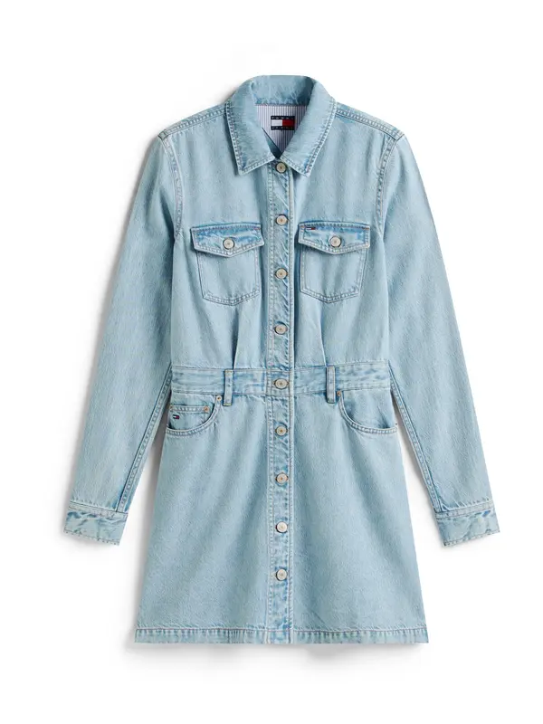 Tommy Jeans Tommy Jeans Dolga srajca  moder denim