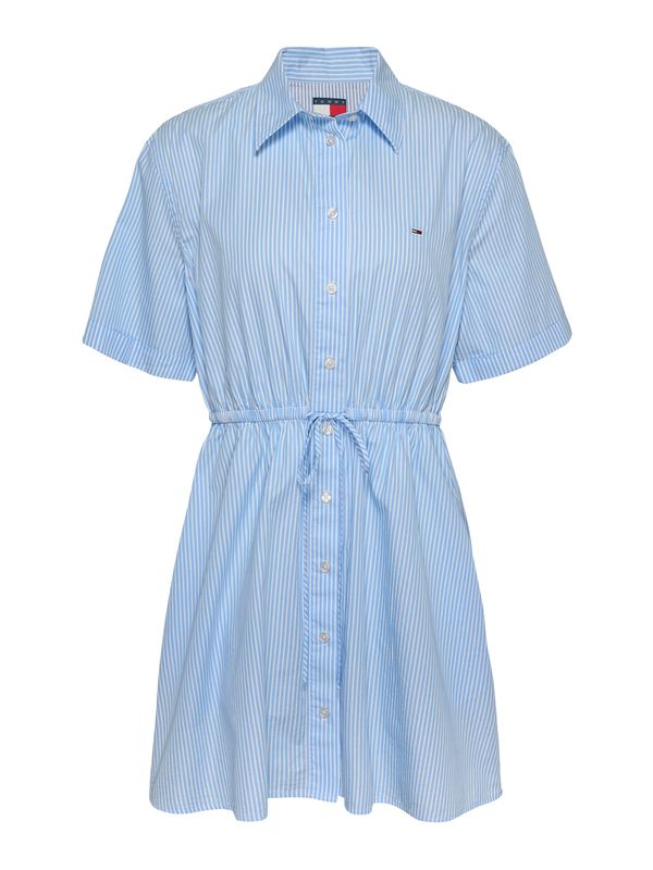 Tommy Jeans Tommy Jeans Dolga srajca  svetlo modra / bela