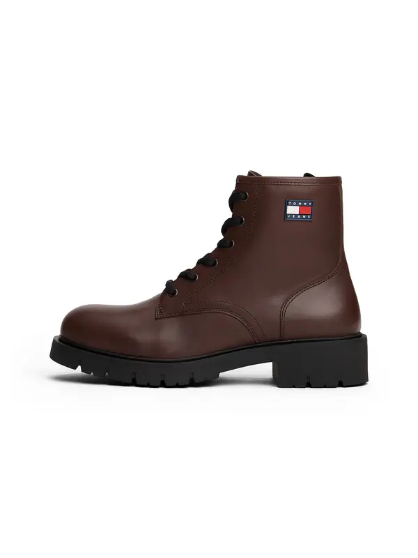 Tommy Jeans Tommy Jeans Gležnarji z vezalkami  mornarska / čokolada / brusnica / bela