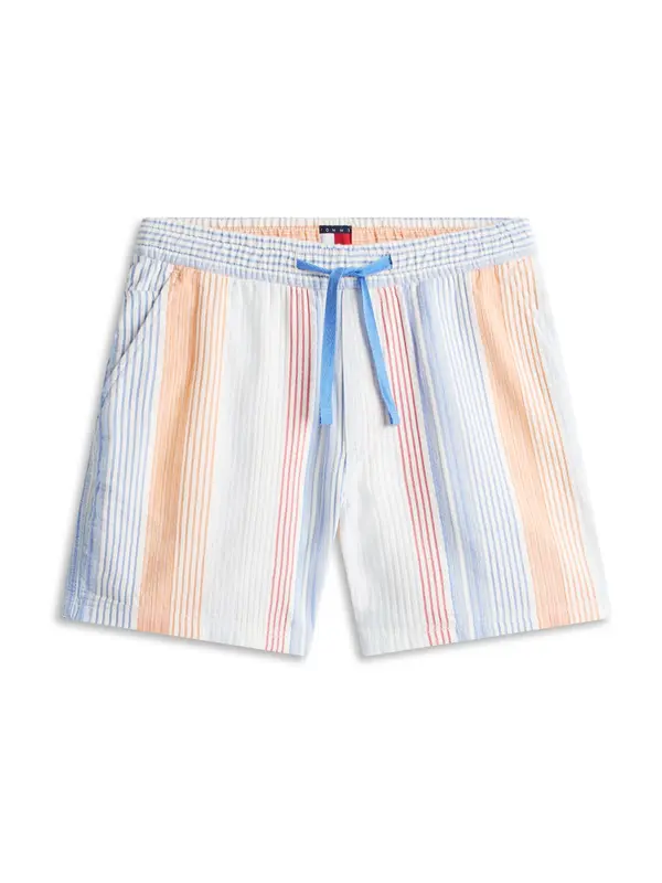 Tommy Jeans Tommy Jeans Hlače  modra / oranžna / bela