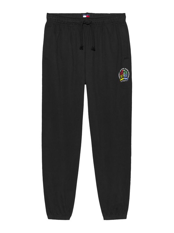 Tommy Jeans Tommy Jeans Hlače  modra / rumena / črna / bela