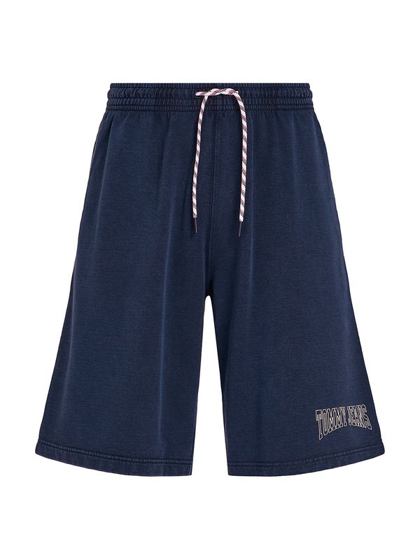 Tommy Jeans Tommy Jeans Hlače  mornarska / bela