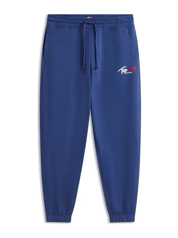 Tommy Jeans Tommy Jeans Hlače 'Signature Logo Cuffed'  mornarska