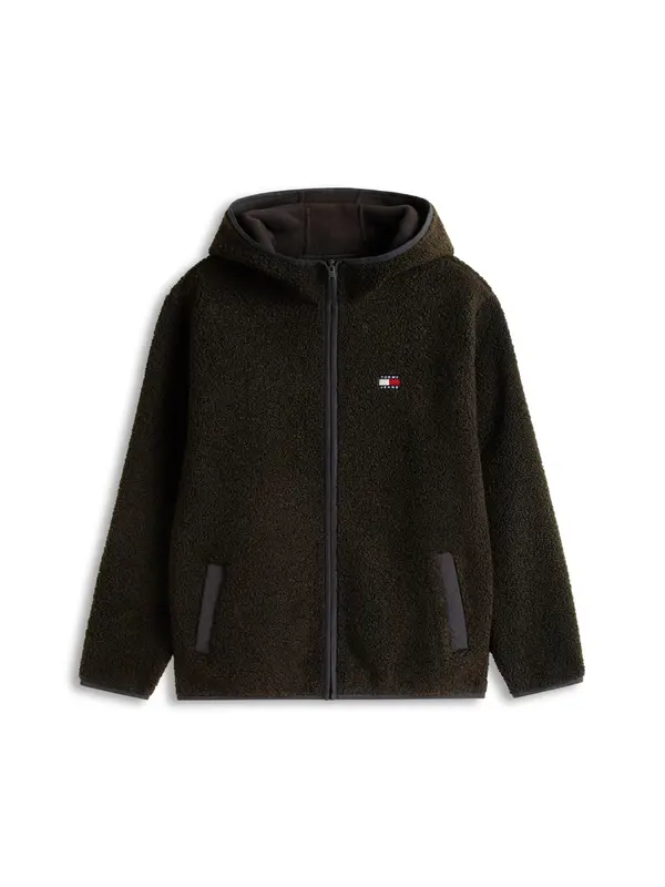 Tommy Jeans Tommy Jeans Jopa iz flisa  črna