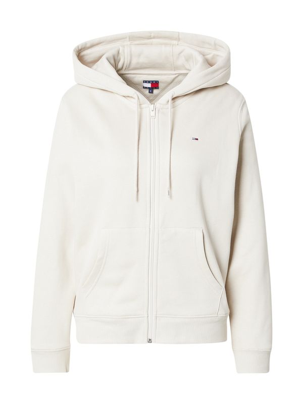 Tommy Jeans Tommy Jeans Jopa na zadrgo 'TJW REG S FLAG ZIP THRU'  bež