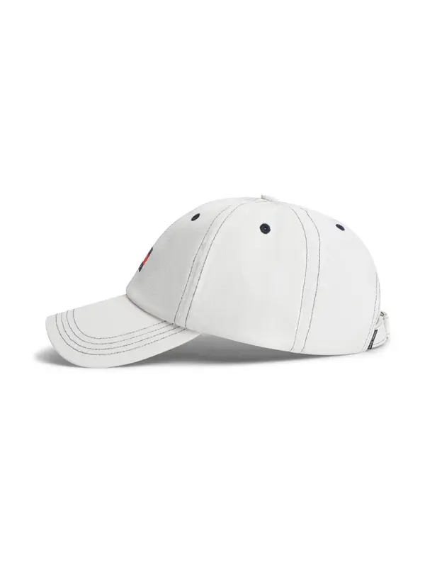 Tommy Jeans Tommy Jeans Kapa 'Heritage Logo Baseball'  mornarska / rdeča / bel denim